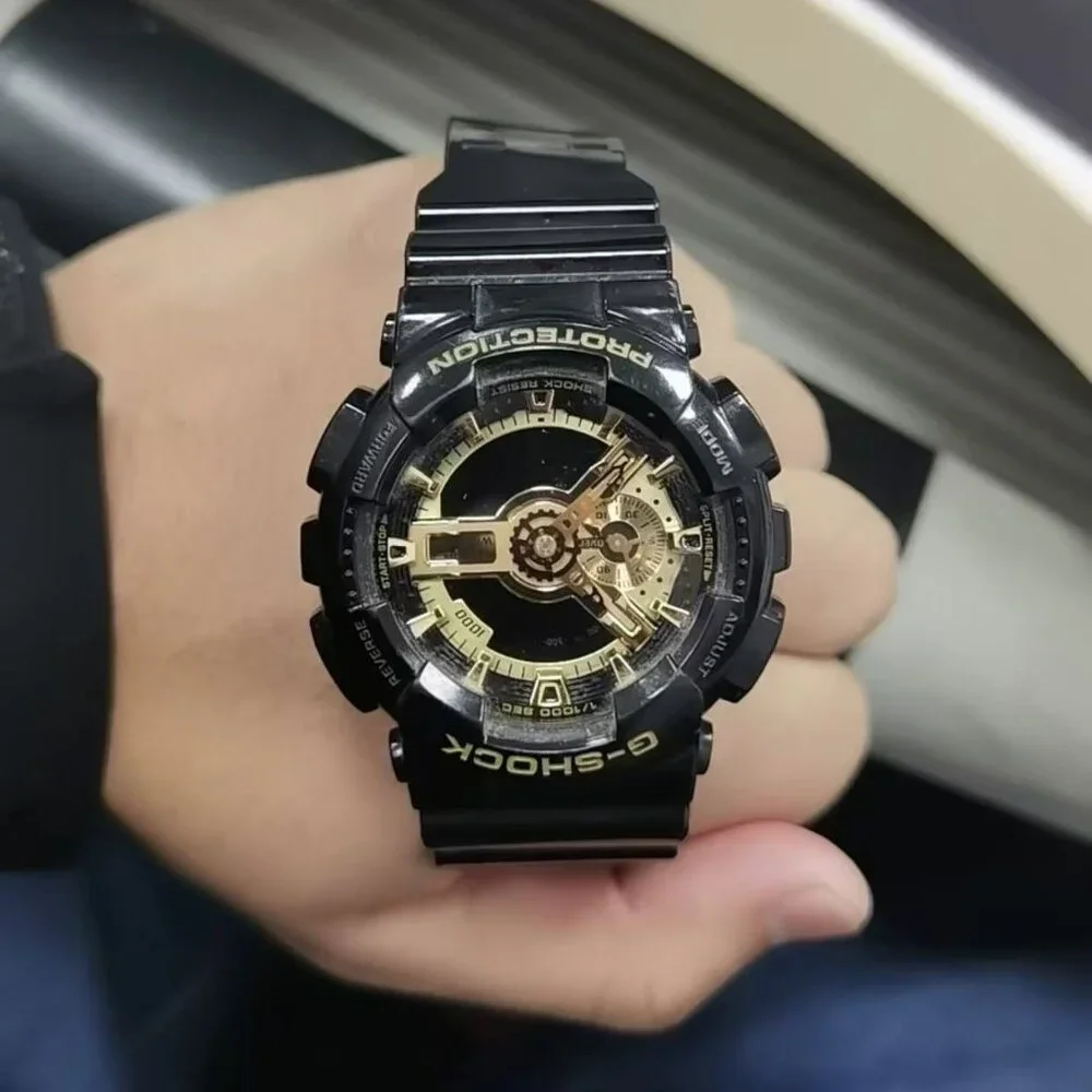 Casio GA-110GB Black Gold Waterproof Sports Watch